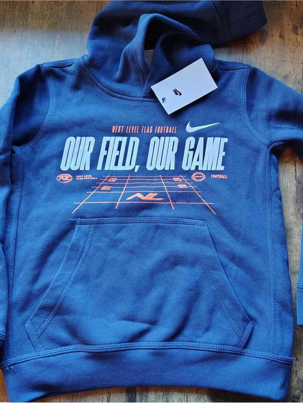 Nike Boys Hooded Sweatshirt - football Fajardo- Size S NWT